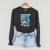Rawrsome Bookworm Dinosaur T-Rex Book Reading Boys Raglan Sleeve Sweatshirt Dark Grey Heather