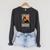 I Read Banned Books Cat Reader Bookworm Raglan Sleeve Sweatshirt Dark Grey Heather