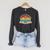 I Read Banned Books I'm With The Banned Raglan Sleeve Sweatshirt Dark Grey Heather