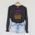 I Read Banned Books Pink-Yellow Literature Activist Raglan Sleeve Sweatshirt Dark Grey Heather
