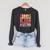Read Books Be Kind Stay Weird Retro Positive Book Lover Raglan Sleeve Sweatshirt Dark Grey Heather