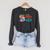 I Read Books And I Know Things Raglan Sleeve Sweatshirt Dark Grey Heather
