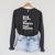 Read Books Lift Weights Fight Fascists Bookish Quote Raglan Sleeve Sweatshirt Dark Grey Heather