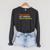 Read Books Lift Weights Fight Fascists Reading Retro Raglan Sleeve Sweatshirt Dark Grey Heather