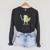 We Read At Dawn Bookish Frog Reading Raglan Sleeve Sweatshirt Dark Grey Heather