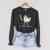 We Read At Dawn Vintage Frog Reading Book Frog Meme Raglan Sleeve Sweatshirt Dark Grey Heather