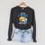 Read Smore Books Men Campfire Camping Camper Raglan Sleeve Sweatshirt Dark Grey Heather