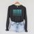 Readers Are Strong Leaders Retro Reading Book Lover Raglan Sleeve Sweatshirt Dark Grey Heather