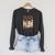Reading Book Club Western Life We Read At Dawn Cowgirls Raglan Sleeve Sweatshirt Dark Grey Heather