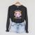 Reading Take Look Its In A Book Toddler Girls Rainbow Lover Raglan Sleeve Sweatshirt Dark Grey Heather