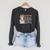 Reading Because Murder Is Wrong Cat Book Lovers Reading Book For Men Women Raglan Sleeve Sweatshirt Dark Grey Heather