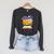 Reading Is My Superpower Comic Book Raglan Sleeve Sweatshirt Dark Grey Heather