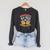 Reading Is A Ticket To Adventure Book Library Themed Raglan Sleeve Sweatshirt Dark Grey Heather