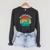 Readosaurus Reading Book Dino Fossils Dinsosaur Raglan Sleeve Sweatshirt Dark Grey Heather