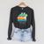 There's A Book For That Geek Trendy Nerdy Raglan Sleeve Sweatshirt Dark Grey Heather