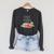Retired But Forever A Teacher At Heart Vintage Books & Apple Raglan Sleeve Sweatshirt Dark Grey Heather