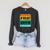 Retro AP Biology Shirt AP Biology Survivor Prep Book Study Raglan Sleeve Sweatshirt Dark Grey Heather