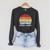 Retro Book Vibes Rainbow For Reading Lovers Vintage Raglan Sleeve Sweatshirt Dark Grey Heather Retro Book Vibes Rainbow For Reading Lovers Vintage Raglan Sleeve Sweatshirt Dark Grey Heather