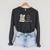 Retro I'm With The Banned Books Raglan Sleeve Sweatshirt Dark Grey Heather