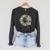 Retro So Many Books Little Time Book Clock Reading Raglan Sleeve Sweatshirt Dark Grey Heather