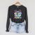 Return Your Books End School Year School Librarian Teacher Raglan Sleeve Sweatshirt Dark Grey Heather