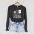 Rock Paper Scissors Nothing Beats Reading Book Lover Humor Raglan Sleeve Sweatshirt Dark Grey Heather