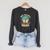 Save Earth It's Only Planet With Books Reader Earth Day Raglan Sleeve Sweatshirt Dark Grey Heather