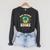 Save Earth It´s Only Planet With Books Reading Earth Day Raglan Sleeve Sweatshirt Dark Grey Heather