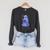 Scary Reading Book Lovers Halloween Costume Pastel Ghost Raglan Sleeve Sweatshirt Dark Grey Heather