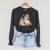 Shih Tzu Dog Garden Collections Books And Strawberries Raglan Sleeve Sweatshirt Dark Grey Heather