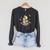 Skull Roses And Butterfly Book Death By TBR Bookish Raglan Sleeve Sweatshirt Dark Grey Heather