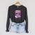 Smut Slut Book Clubs Provocative Literature Reader Raglan Sleeve Sweatshirt Dark Grey Heather