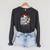 Snow Is Falling Books Are Calling Raglan Sleeve Sweatshirt Dark Grey Heather