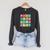 Spanish Teacher Book Back To School Raglan Sleeve Sweatshirt Dark Grey Heather