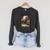 Star Wars The Book Of Boba Fett Combat Pose Portrait Raglan Sleeve Sweatshirt Dark Grey Heather
