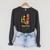 Star Wars The Book Of Boba Fett Outlaw Color Pop Raglan Sleeve Sweatshirt Dark Grey Heather