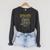 Star Wars The Book Of Boba Fett Vintage Helmet Logo Raglan Sleeve Sweatshirt Dark Grey Heather