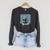 Star Wars The Book Of Boba Fett Vintage Portrait Raglan Sleeve Sweatshirt Dark Grey Heather
