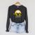 Star Wars Millennium Falcon Comic Book Style T-Shirt Raglan Sleeve Sweatshirt Dark Grey Heather
