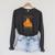 I Stay Home I Read Books I Pet My Cat I Regret Nothing Women Raglan Sleeve Sweatshirt Dark Grey Heather