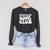 Stfuattdlagg Book Club Raglan Sleeve Sweatshirt Dark Grey Heather