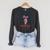 Summer Book Social Club Raglan Sleeve Sweatshirt Dark Grey Heather