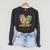 Support Your Local Library Book Lover And Librarian Raglan Sleeve Sweatshirt Dark Grey Heather