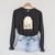 Tale As Old As Time Rose Candle And Book Raglan Sleeve Sweatshirt Dark Grey Heather