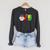 Tea And Bookworm Love Books And Tea Raglan Sleeve Sweatshirt Dark Grey Heather