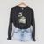 Teapot Dragon Books RPG Cozy Gamer Fantasy Tea Lover Raglan Sleeve Sweatshirt Dark Grey Heather