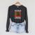 That's What I DO I Read Books Crochet Cat Raglan Sleeve Sweatshirt Dark Grey Heather