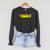 THWACK Vintage Retro Comic Book Raglan Sleeve Sweatshirt Dark Grey Heather THWACK Vintage Retro Comic Book Raglan Sleeve Sweatshirt Dark Grey Heather