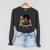 History Month Afro Women Girls Book Lover Librarian Premium Tri-Blend Raglan Sleeve Sweatshirt Dark Grey Heather