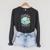 Tropical Trip They Just Book Themselves Tourist Raglan Sleeve Sweatshirt Dark Grey Heather